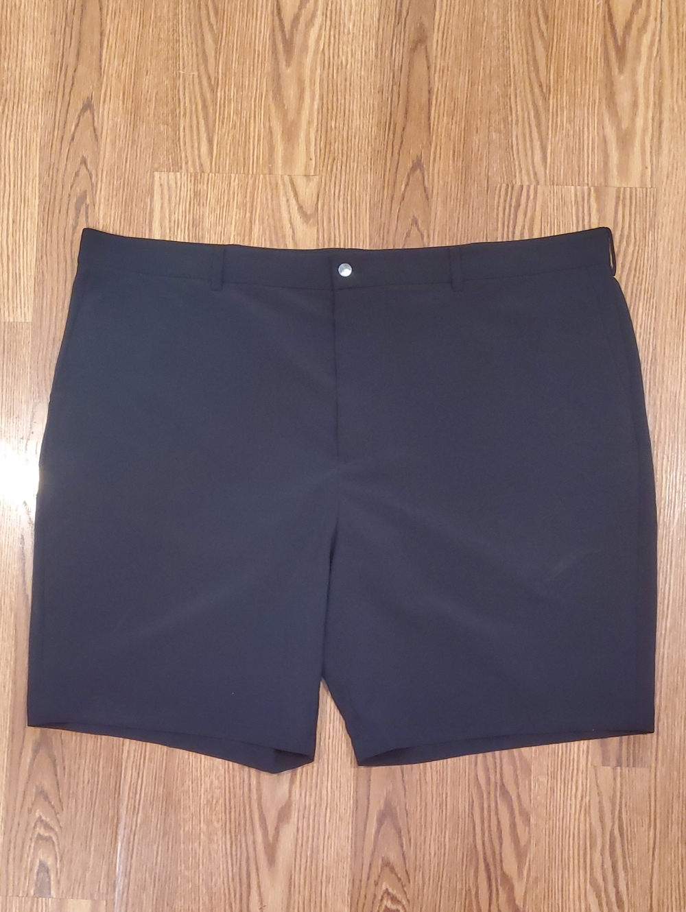 Callaway Black Flat-Front Golf Shorts